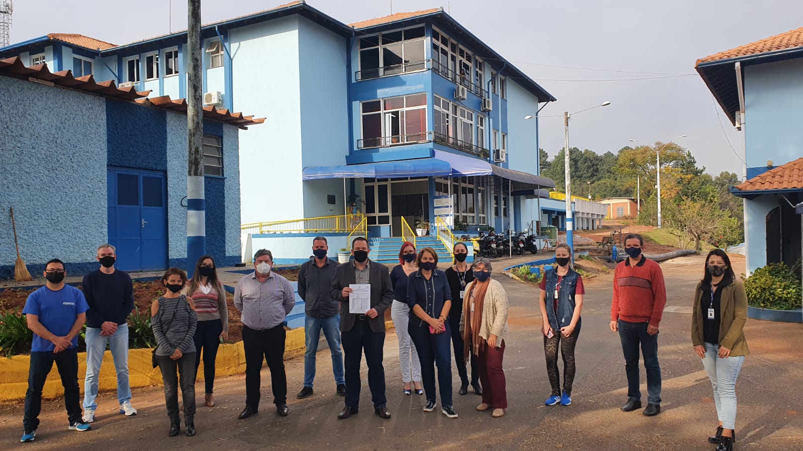 Márcio e coordenadores